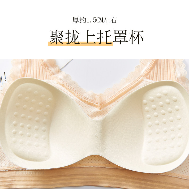 无钢圈大码胖mm 200斤收副乳裹胸 汐宝兰文胸