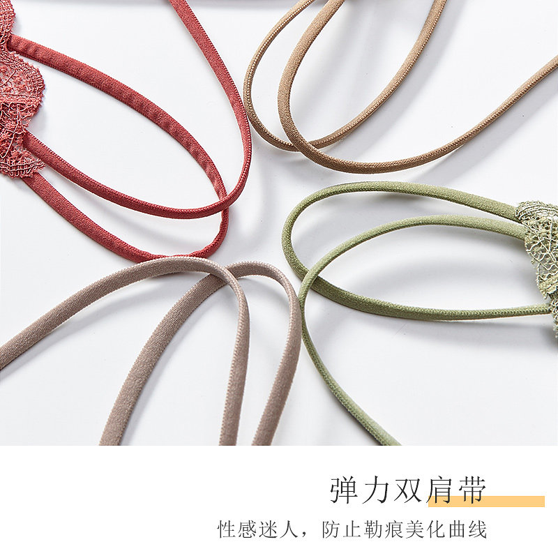 夏季交叉美背聚拢性感无钢圈抹胸 汐宝兰文胸