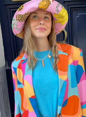 树脂树脂珍珠女项链明星同款