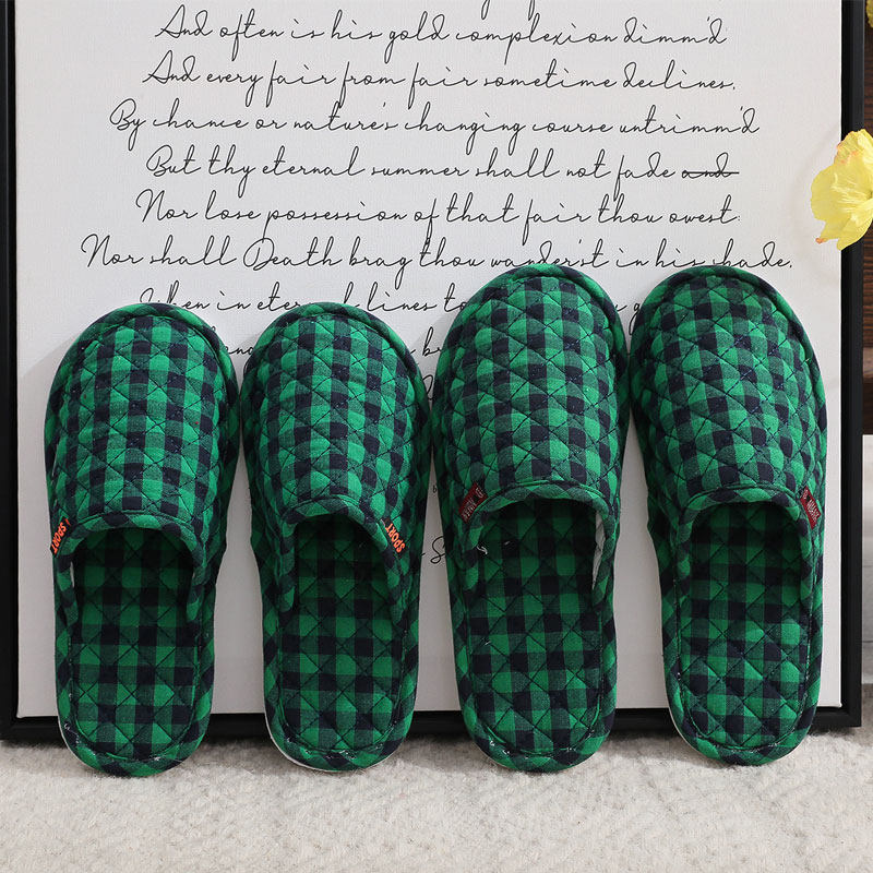 韩版室内家用防滑胶底情侣布艺软底拖鞋木地板秋冬四季包头棉拖鞋,淘宝优惠券,粉丝福利购,淘宝优惠卷