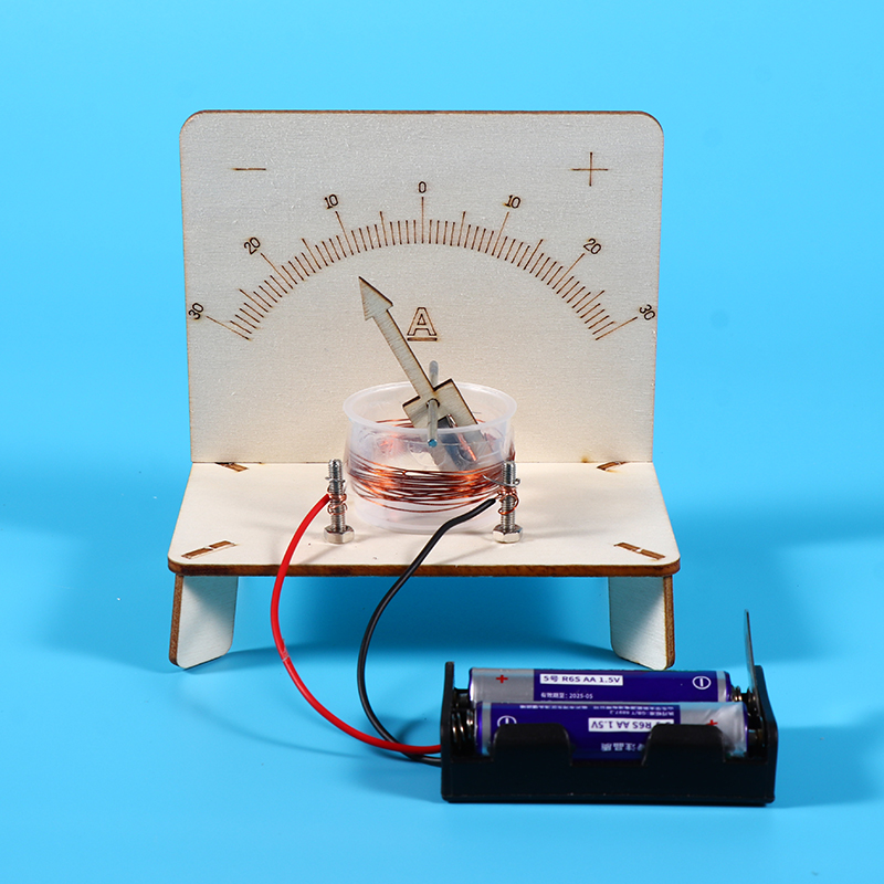 科技小制作小发明小学生手工diy电流表电磁感应物理科学实验套装 - 图0