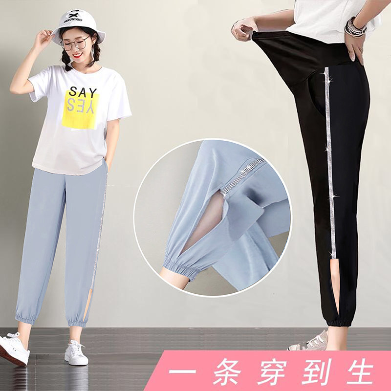 孕妇裤子春夏宽松运动潮妈打底裤 瑞朵喜孕妇打底裤