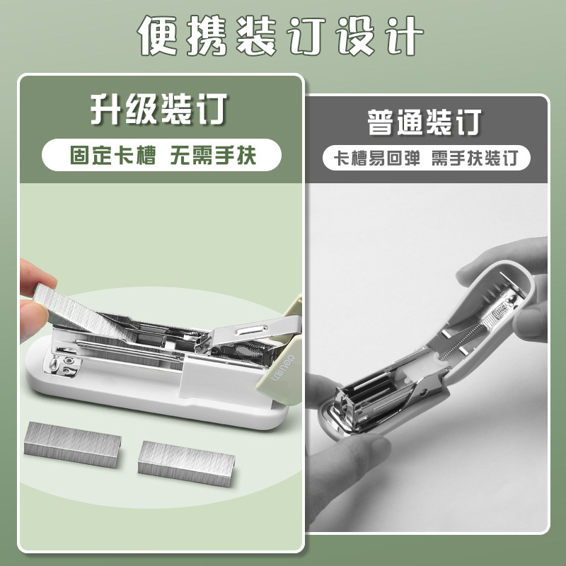 Deli stapler for students in macaron color