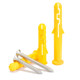 Small yellow fish plastic expansion tube expansion screw