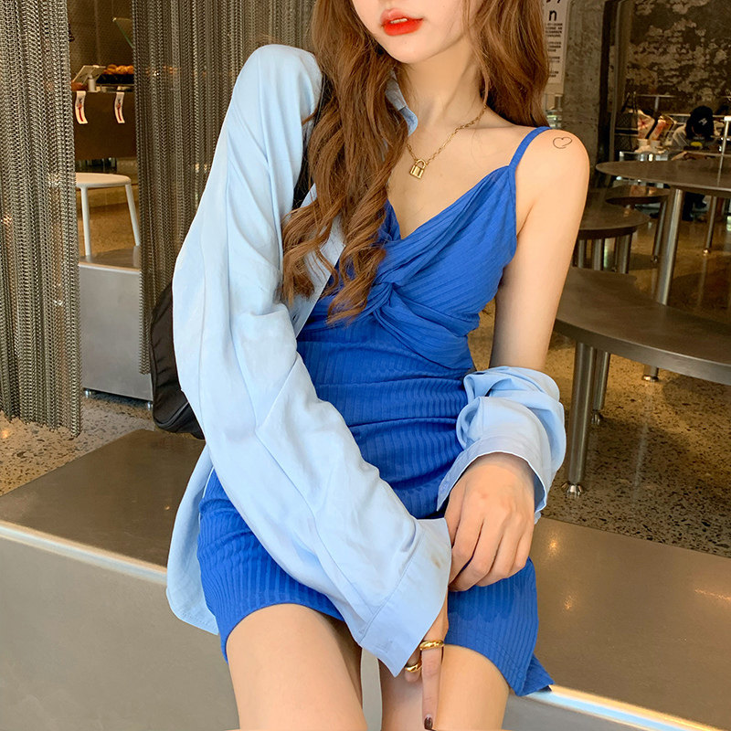 法式复古防晒长袖套装女设计感衬衫 源栩短外套