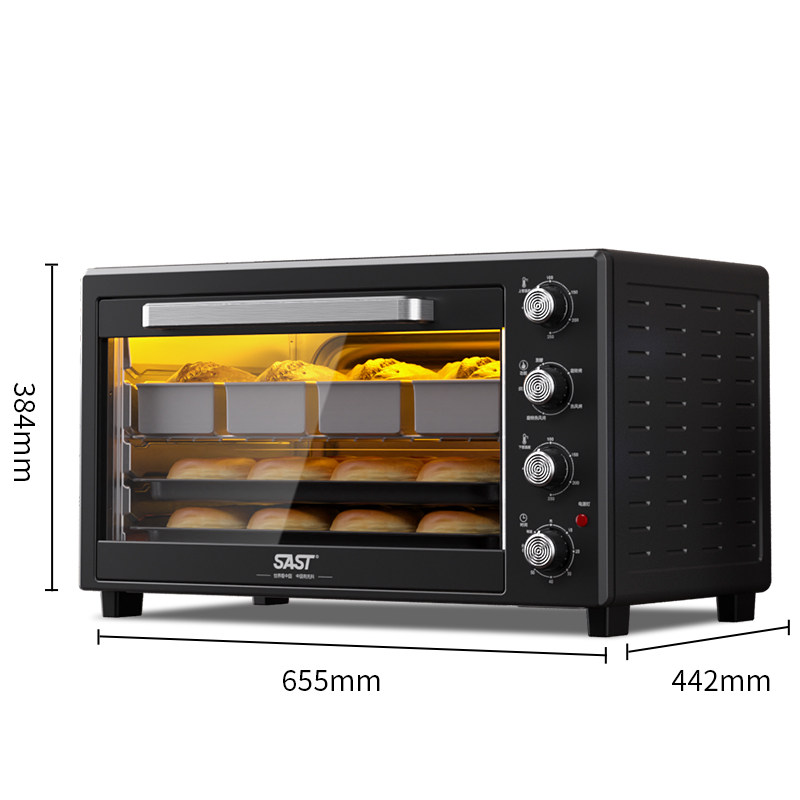 sast商用60升多功能电烤箱电烤炉 智博电烤箱