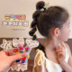 儿童波点爱心电话线发圈女童高马尾泡泡辫头绳宝宝不伤发皮筋头饰