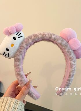 甜美可爱猫咪发箍洗脸不勒头