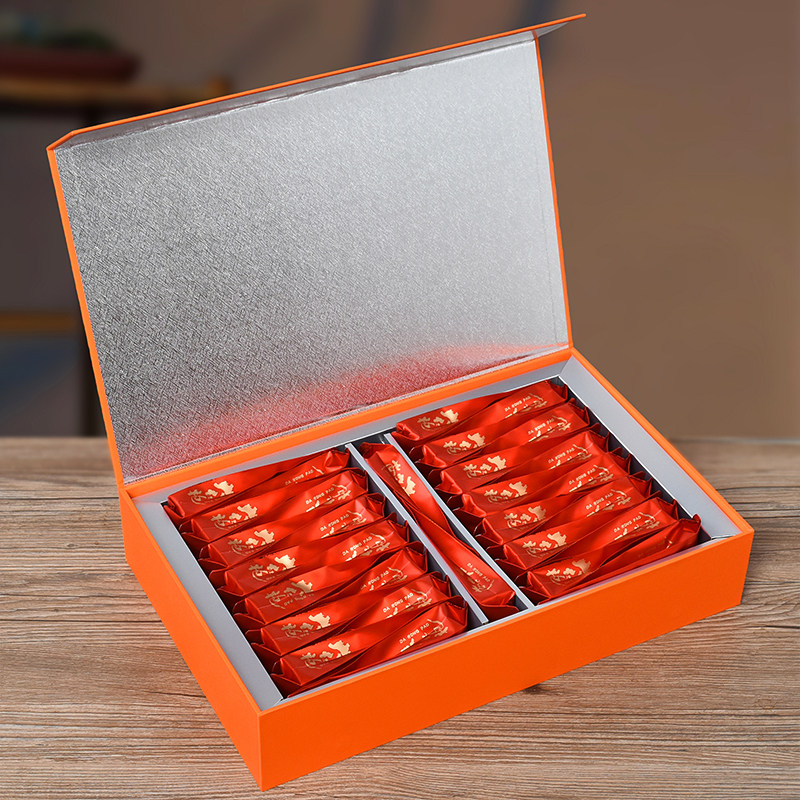 古人堂茶叶礼盒装金骏眉小种红茶高山乌龙茶250克大红袍茶叶-01