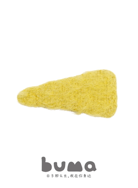 buma手工发夹三角夹豹纹发饰