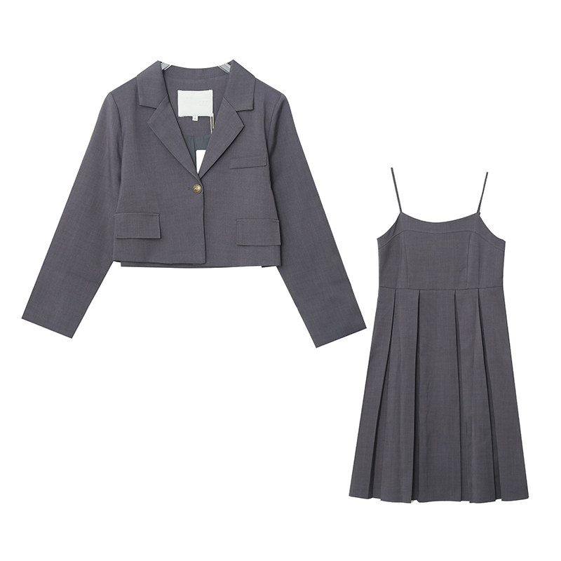 胖莹莹大码女装胖mm小西服外套通勤显瘦吊带裙遮肉时髦套装连衣裙,淘宝优惠券,粉丝福利购,淘宝优惠卷
