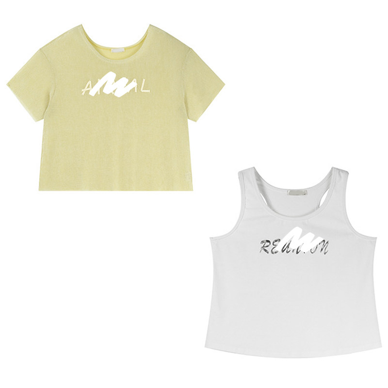 胖莹莹大码女装2025夏季辣妹慵懒风薄款休闲字母背心罩衫显瘦套装,淘宝优惠券,粉丝福利购,淘宝优惠卷