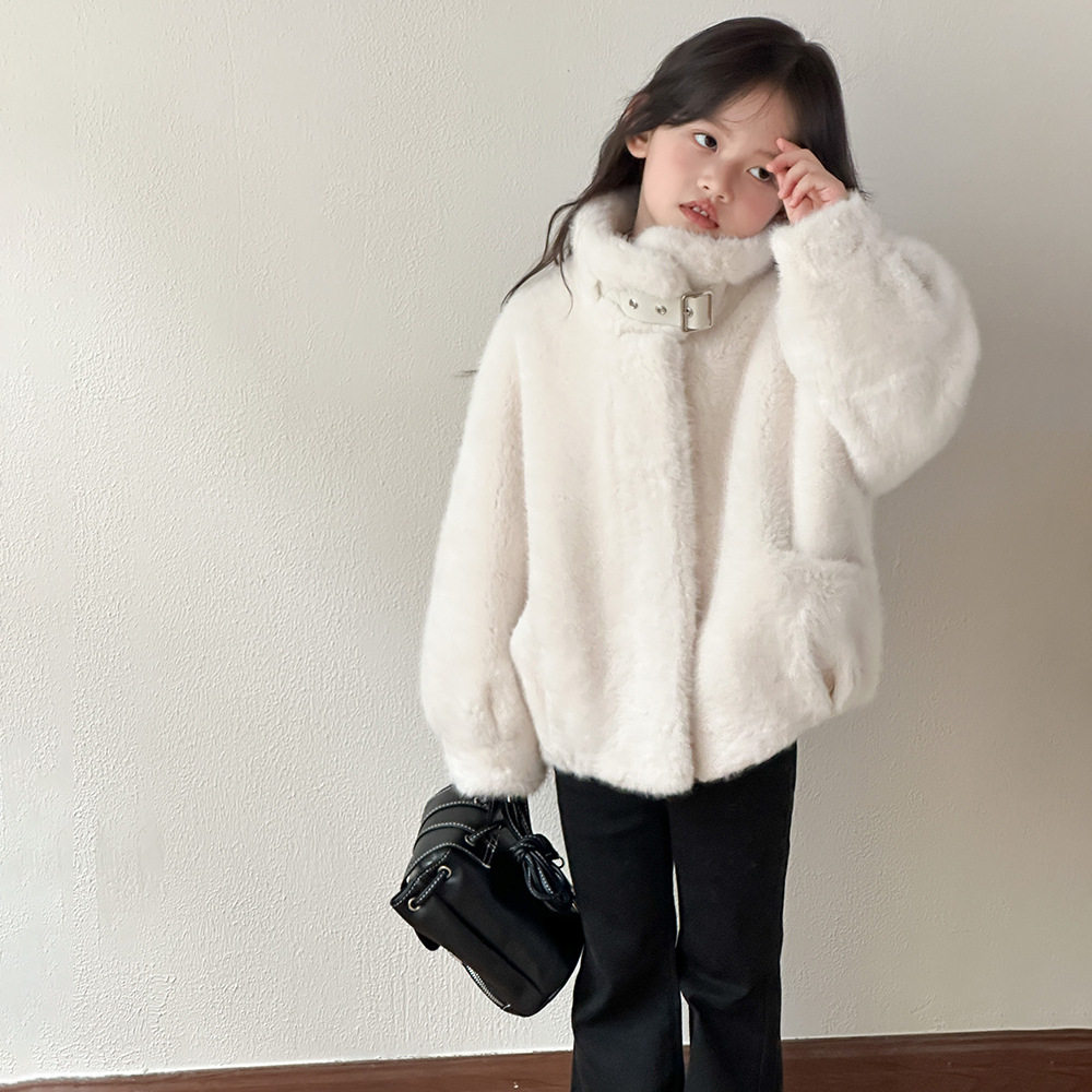 女童皮草2026冬新款亲子装儿童仿皮毛一体大衣加厚短款水貂毛外套,淘宝优惠券,粉丝福利购,淘宝优惠卷