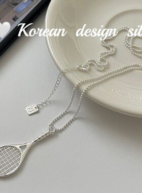设计大门东女显戴纯银项链S925