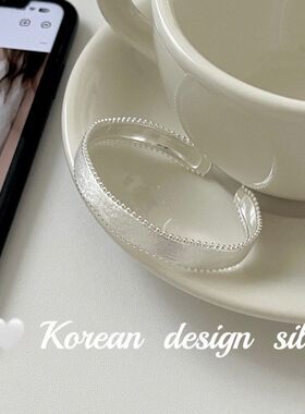 银饰品曲线纯银不规则韩版ins风