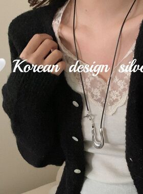 韩国新款项饰2024女型简约戴项链