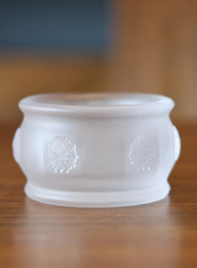 琉璃宝相花蜡烛台七彩家用敬神佛前供灯酥油灯长明灯佛灯烛台