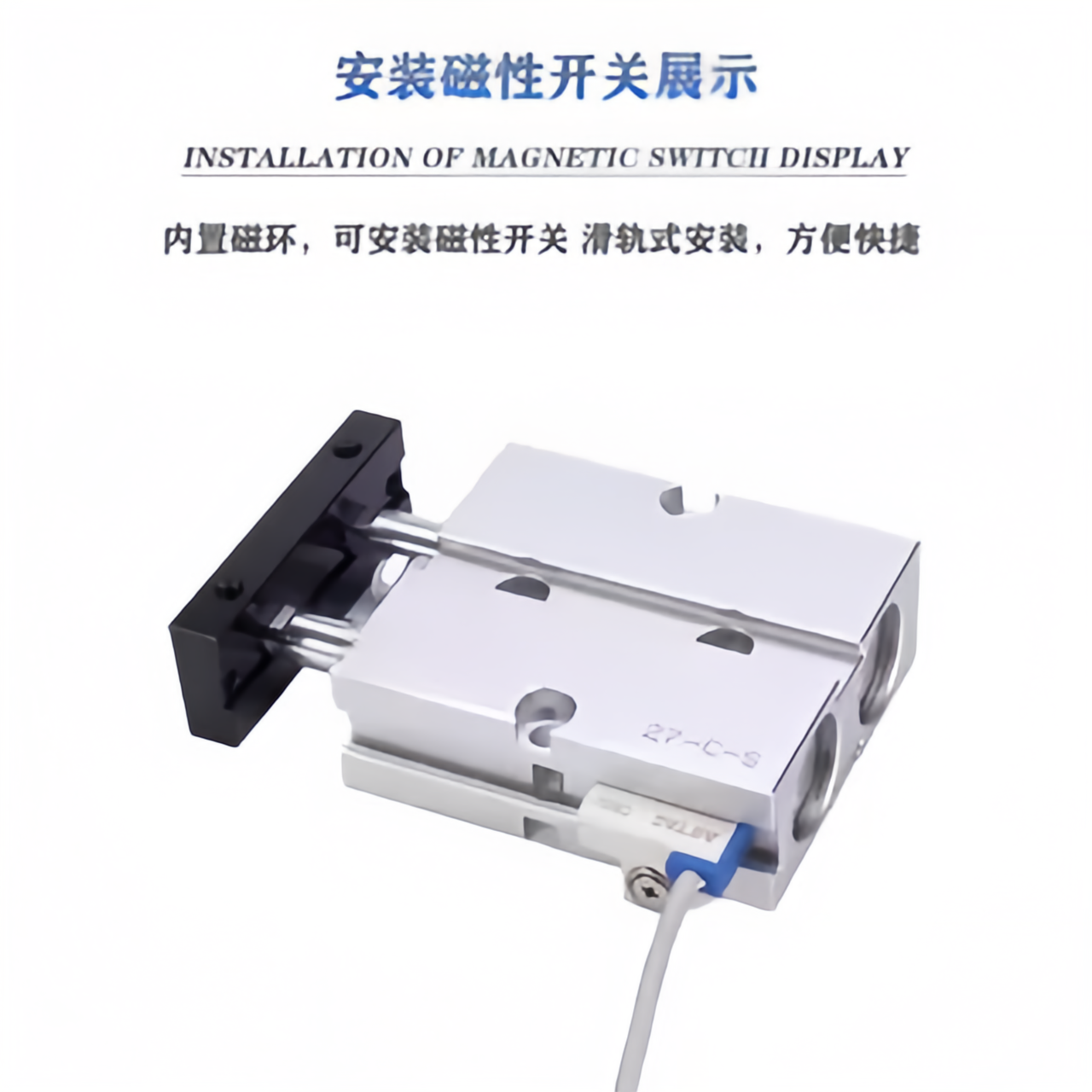 小型气动TDA双杆双轴气缸TN10/16/20/25/32X10*15X20X30X40X50-S,淘宝优惠券,粉丝福利购,淘宝优惠卷