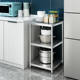 Kitchen stainless steel storage rack square storage multi-layer