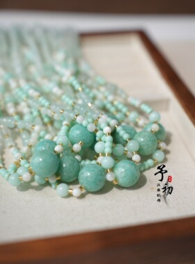 【碧海天河】店庆福利天河石清新古风锁骨链汉服配饰古风