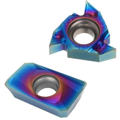 纳米蓝U钻刀片钨钢外圆淬火钢用硬料不锈钢专用内孔桃型三角刀粒 - 图3