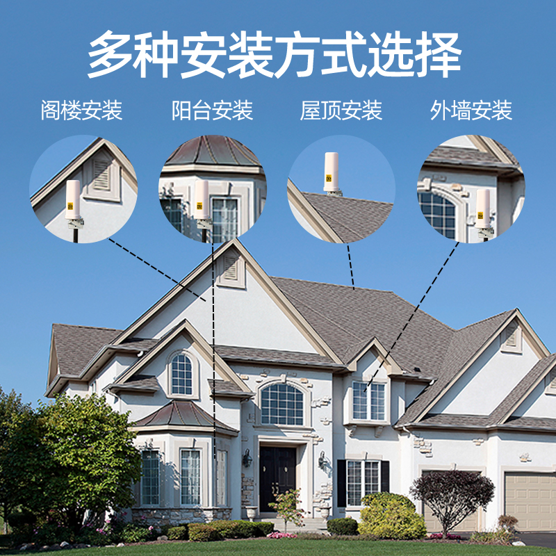 电视机信号接收神器dtmb地面波数字天线农村收台家用免费看电视机顶盒接受器室内外高清通用城乡适用无需网络 - 图2