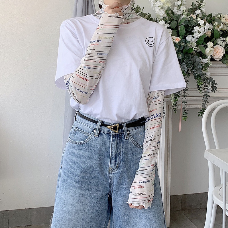 2023春夏新款小雏菊防晒打底衫t恤 顺夏T恤