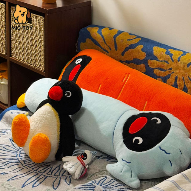 Pingu carrot doll ງາມ plush ຫມອນຍາວ