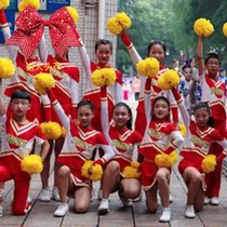 Cheerleader costume cheerleader bodysuit and cheerleading costume children to perform and serve students
