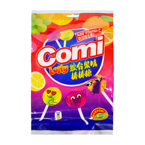 法思觅语综合果味棒棒糖儿童维c糖果小零食水果糖独立小包装硬糖 - 图3