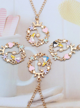 项链花环皇冠公主彩色女学生饰品