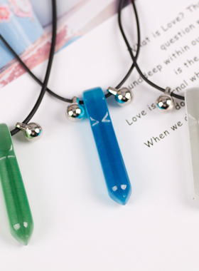 日韩风动漫吊坠学生锁骨链