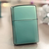 Подлинный Zippo Ligher, темно -зеленый океан зеленый логотип ICE 28129ZL зеленый лед, изменение цвета дракона, торговая марсия DIY гравюра