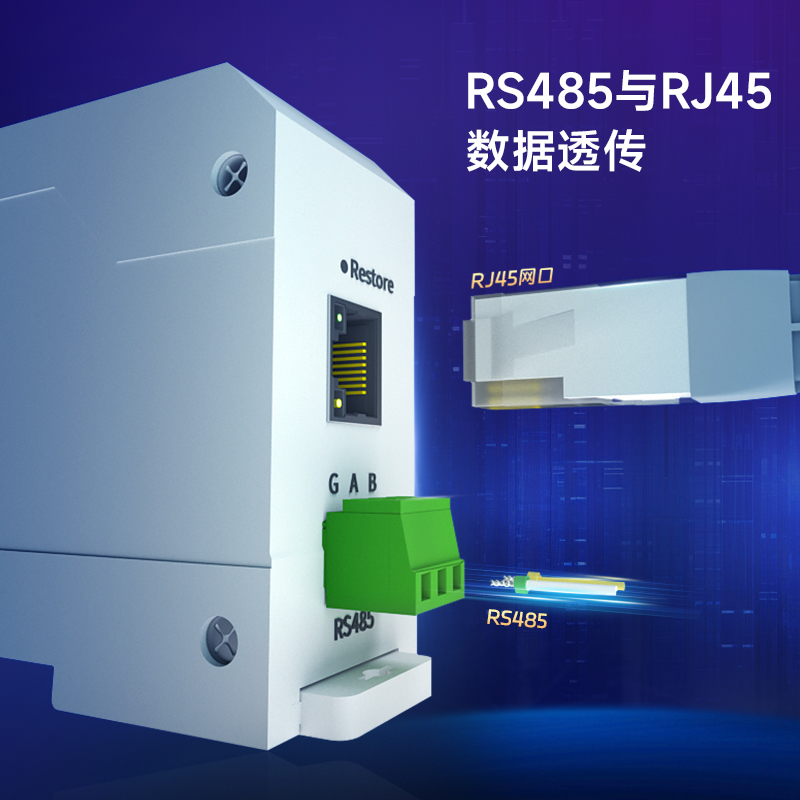 【亿佰特】嵌入式RS485转以太网RJ45透传串口服务器工业级12V24V直流MQTT物联网通信ModBus网关TCP/IP转RTU - 图0