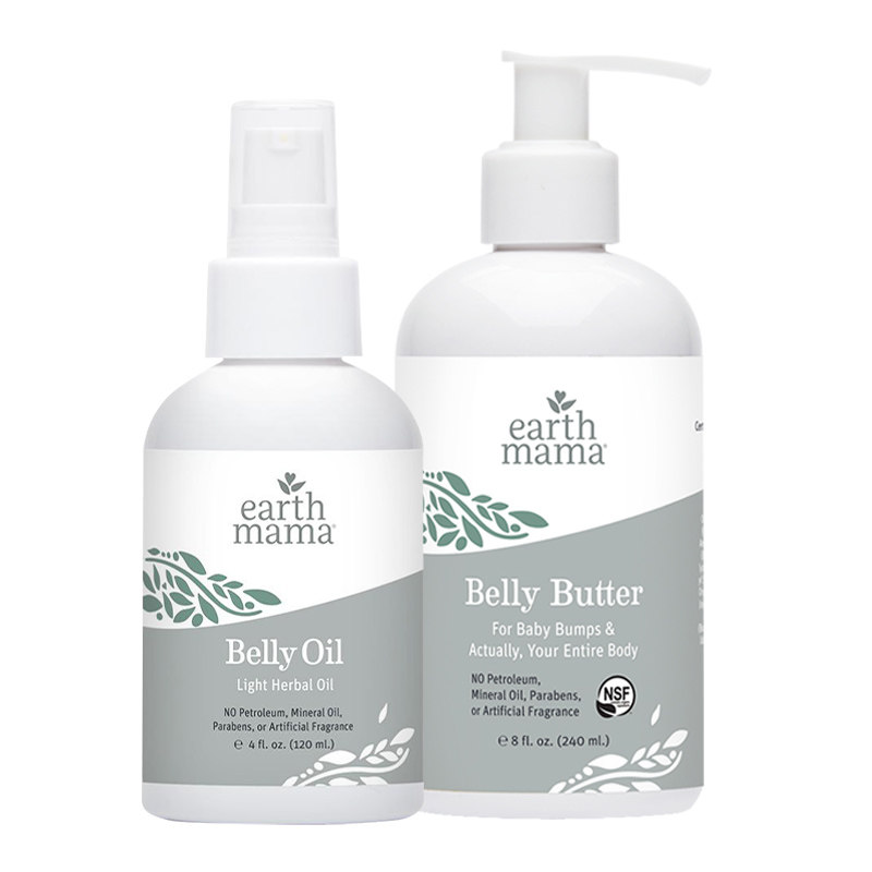 美国earthmama地球妈妈+霜身体乳 EarthMama海外妊娠纹护理