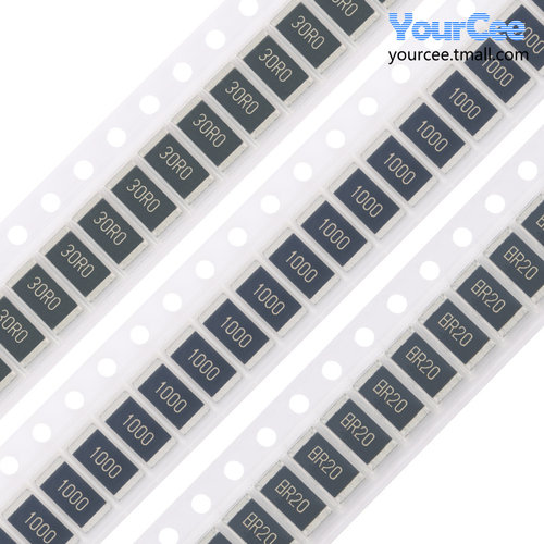 2512贴片电阻1W 精度1% 0R-10MΩ 1K3.3K4.7K5.1K10K68K100K1M - 图3