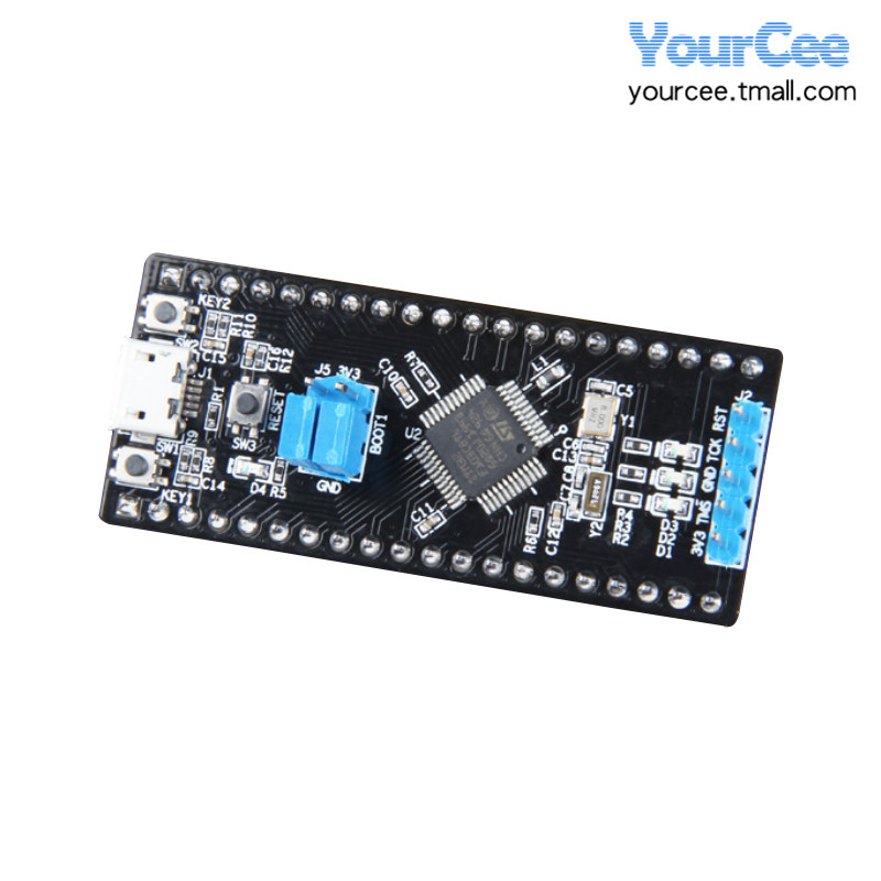 STM32F103C8T6小系统板 72M主频 IO全引出小体积,插面包板-图1