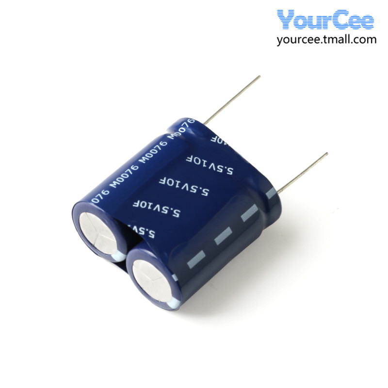 法拉电容 5.5V 0.22/0.47/1/1.5/2/4/5/10F 超级电容器 SP-5R5 - 图0