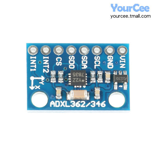 ADXL346 三轴加速度传感器模块 倾斜度检测代替ADXL345 I2C/SPI - 图0