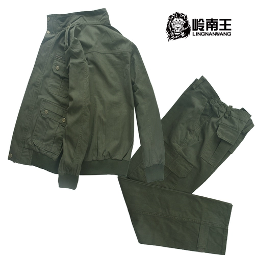 Хлопковый износостойкий осенний комбинезон для работы, защита от ожогов