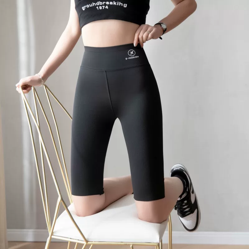 Летняя акула, тонкие эластичные леггинсы, пояс, корректирующее белье для формы бедер, штаны для йоги, высокая талия, большой размер