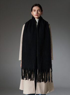New Thickened Loop Yarn Thick Beard Thick Braid Tassel Scarf