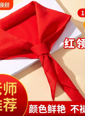 小学生自动扣免扎红领巾