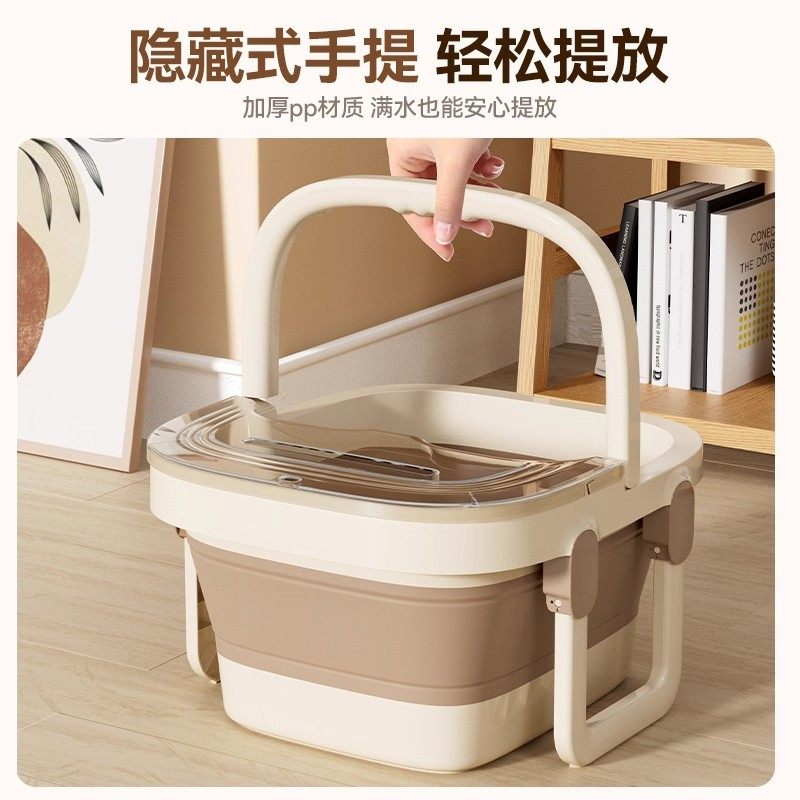 儿童泡脚桶可折叠专用过小腿新款宝宝小孩洗脚盆保温家用按摩足浴,淘宝优惠券,粉丝福利购,淘宝优惠卷