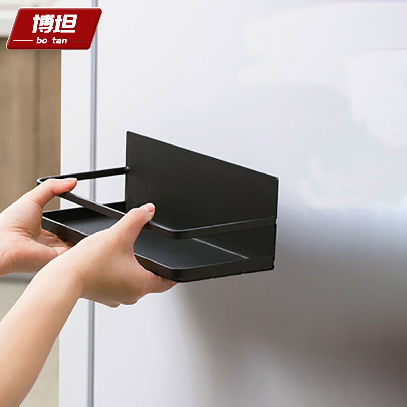 单层冰箱磁贴免打孔厨房电器壁挂 博坦整理架/置物架/收纳架