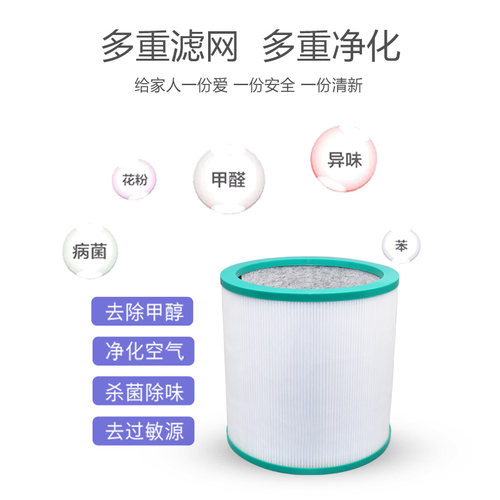 适配戴森Dyson空气净化器过滤网TP00/02/03/AM11无叶风扇滤芯BP01 - 图3