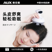 Ox Head Massager Scalp Electric Massage Instrument Headache to relieve meridians dredging deities fully automatic gift-giving