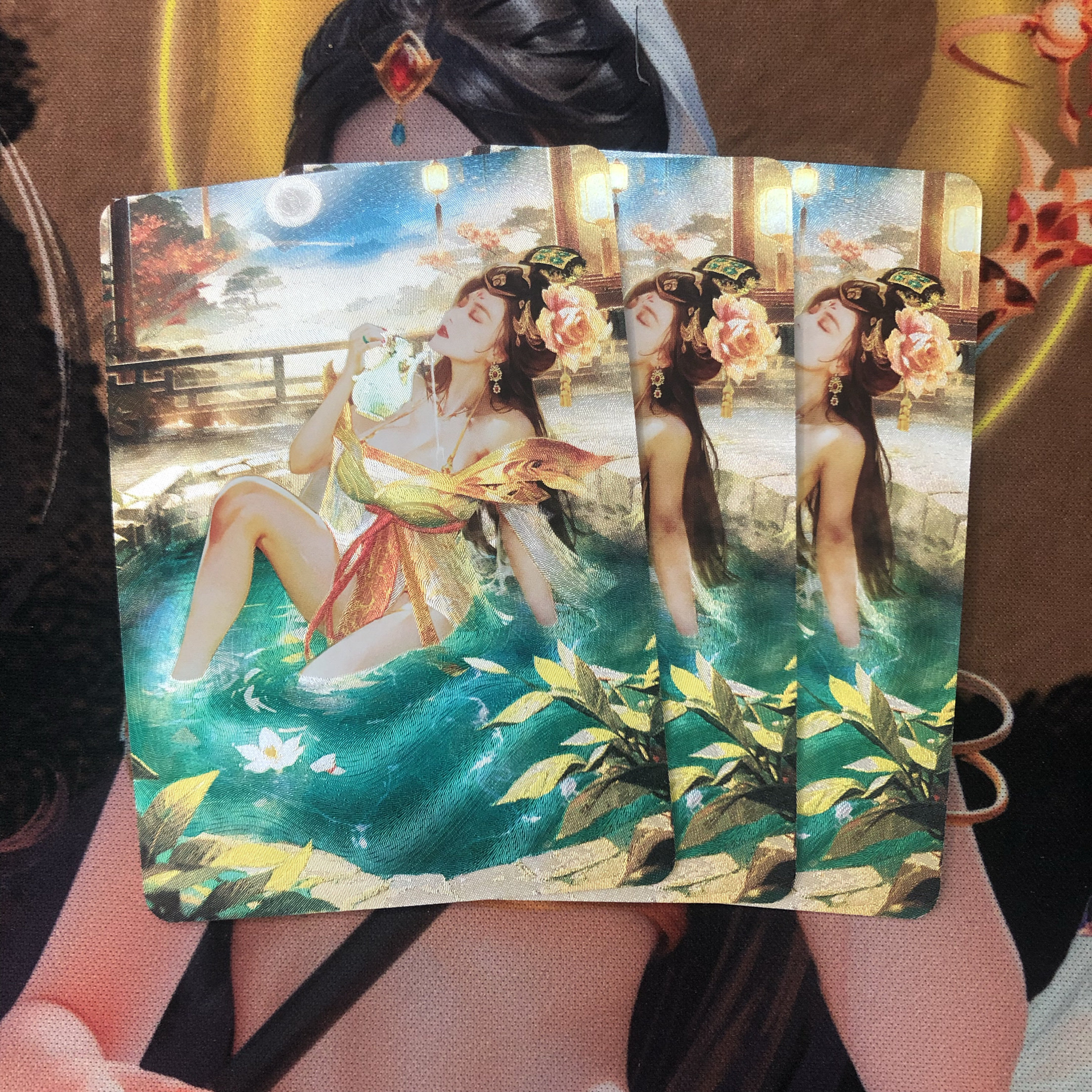 砖家原创  冲鸭礼盒限定版火狐四大美女粗闪收藏卡18r（63*88mm）,淘宝优惠券,粉丝福利购,淘宝优惠卷