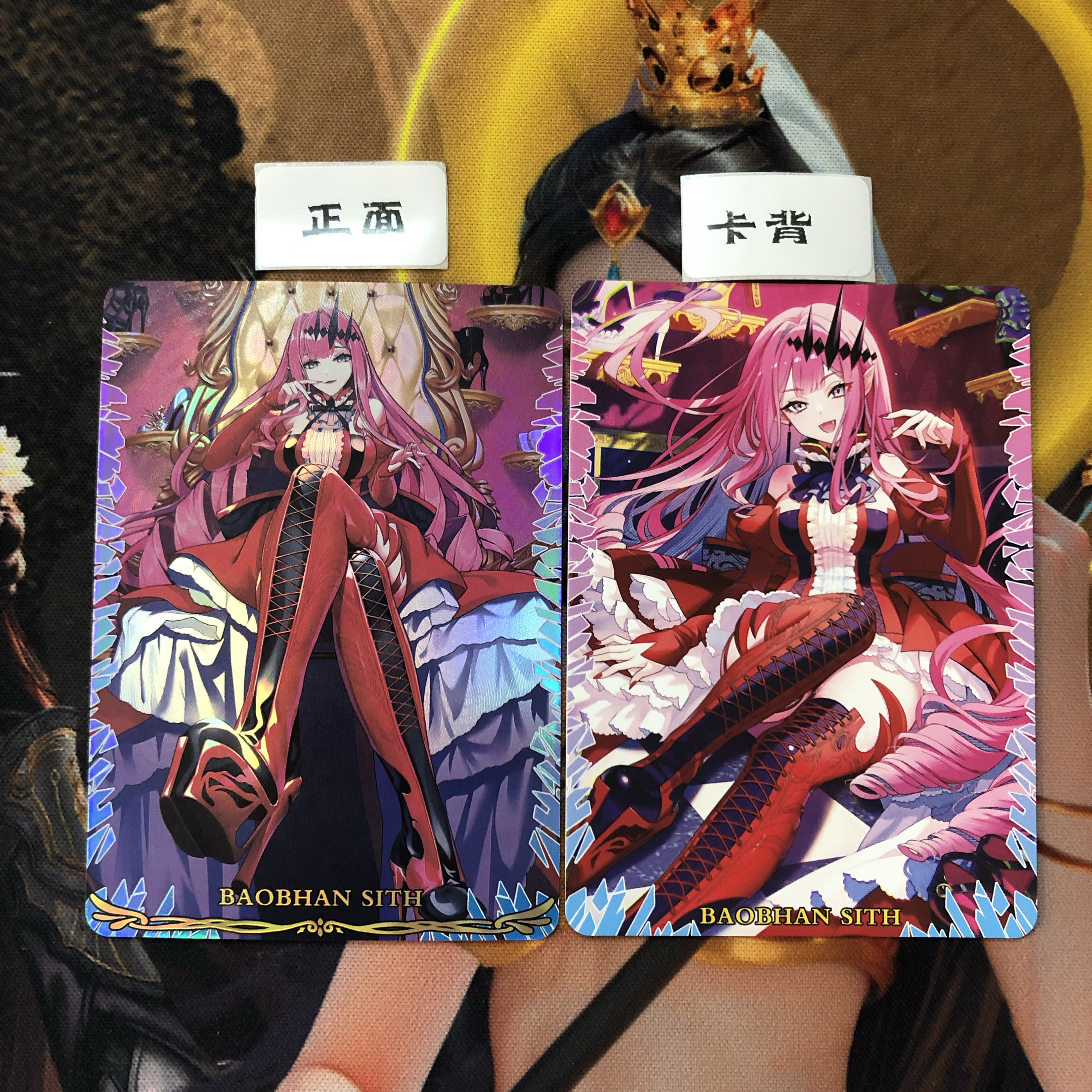 LVWW创作3-3  二次元动漫人物折光磨砂浮雕彩闪收藏卡（63*88mm）,淘宝优惠券,粉丝福利购,淘宝优惠卷