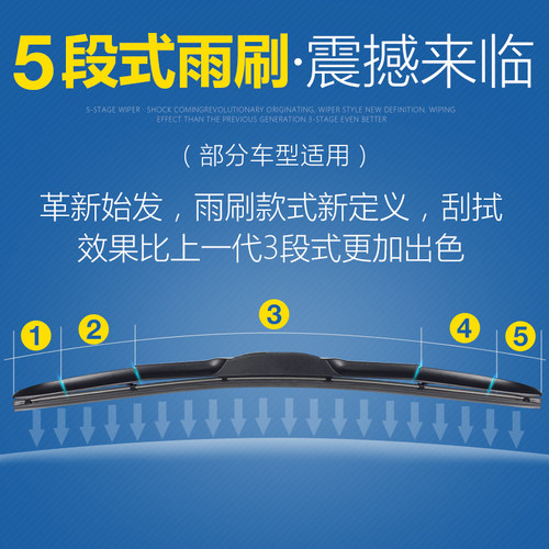 隐翼适用本田freed无骨雨刮雨刮器片港版Freed雨刷胶条汽车雨刷器 - 图1